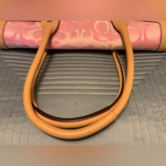 Y2K Vintage Coach Pink Satchel Handbag - Picture 5 of 9